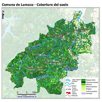 Mapa de la cobertura de los suelos