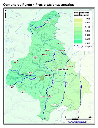 Mapa de isoyetas