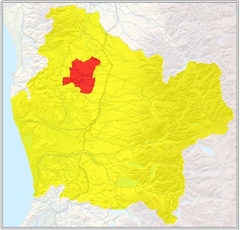 ubicación de la comuna de Traiguén