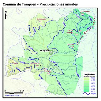 Mapa de isoyetas