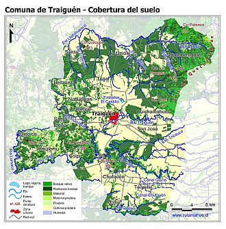 Mapa de la cobertura de los suelos