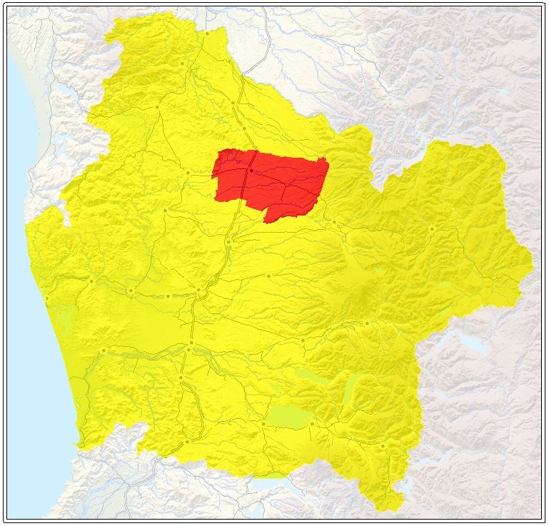 ubicación de la comuna de Victoria