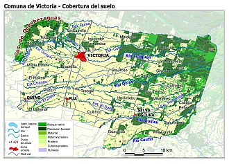 Mapa de la cobertura de los suelos