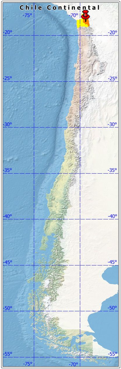 ubicación de la comuna de Putre