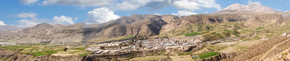 vista al pueblo de Putre